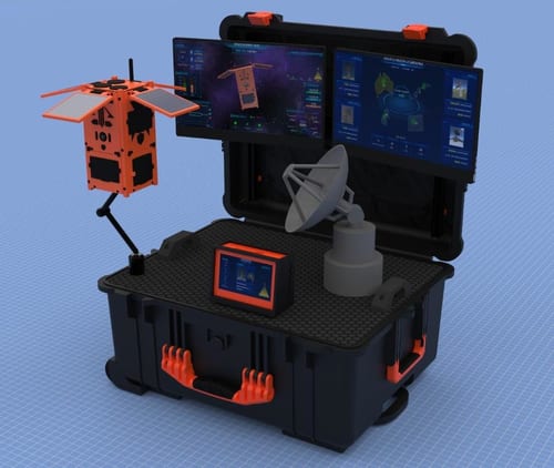 The IRON GALAXY hardware-in-the-loop Space Systems Demonstrator in a rugged case